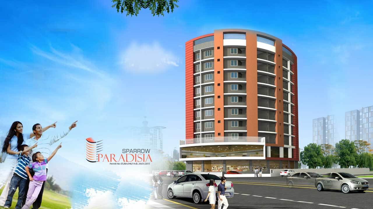Paradisia Luxurious Living Space At Ambalamukku Trivandrum Sparrow 